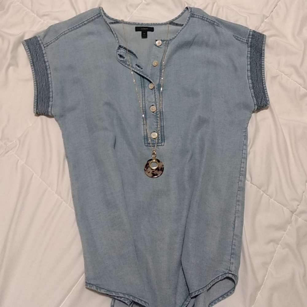J Crew chambray tunic